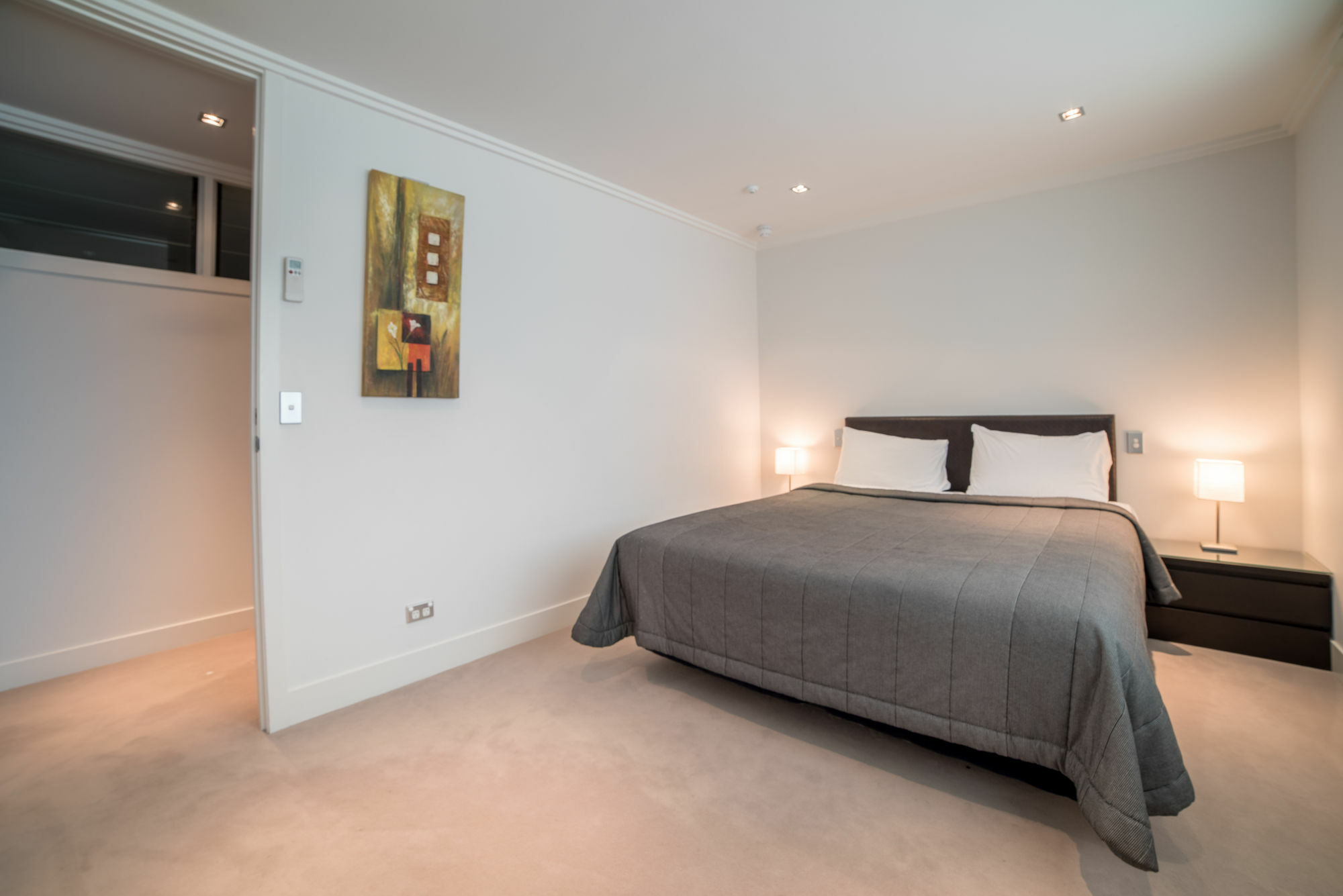 Sacred Waters Taupo Aparthotel Exteriör bild A bedroom in a serviced apartment